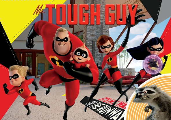 KS Puzzle 50 Parça Incredibles - Resim 2