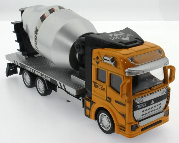 Die Cast Çek Bırak Sarı Mikser ürün görseli 1