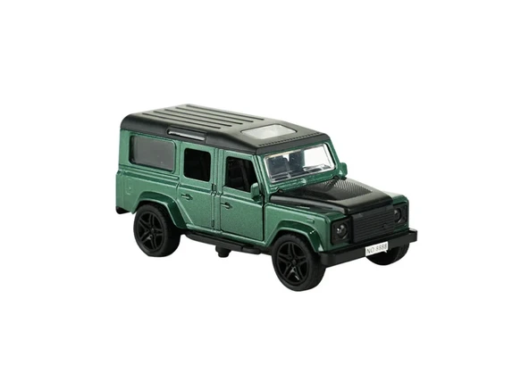 Die Cast Metal Çek Bırak Yeşil Jip ürün görseli 1
