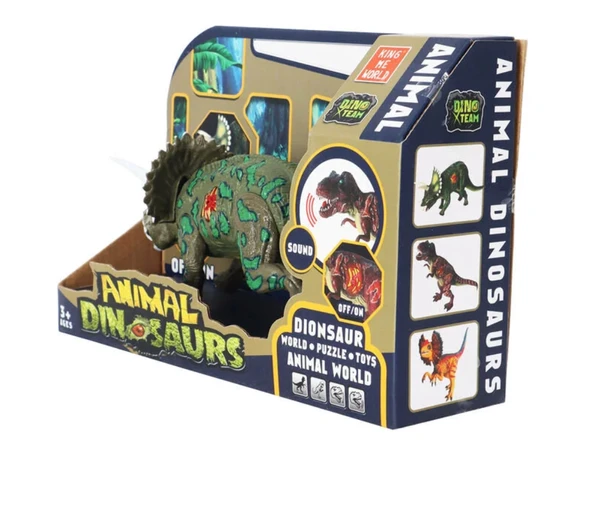 Sesli Dinozor Triceratops - Resim 2