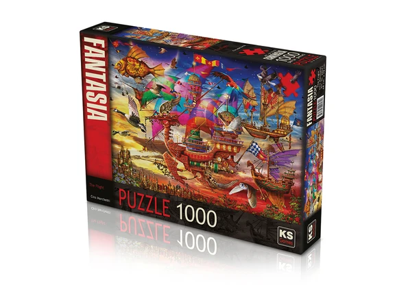 KS Puzzle 1000 Parça The Flight Uçuş ürün görseli 1