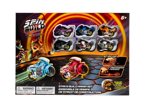 Spin and Build Rampa ve 6 lı Motor Seti ürün görseli 1