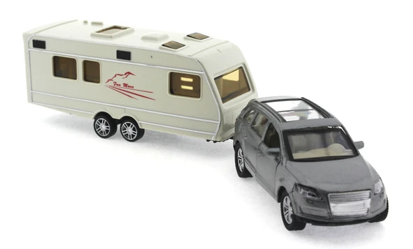 Gri Metal Araçlı Karavan Mk1021 - Resim 5