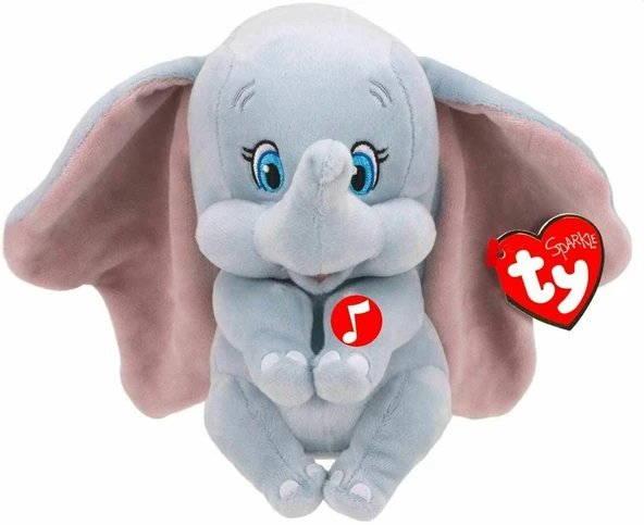 TY Sparkle Sesli Peluş Fil Dumbo 15 cm ürün görseli 1