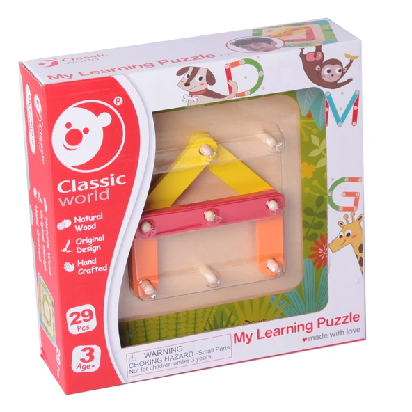 Classic World Ahşap Öğrenme Yapbozum ürün görseli 1