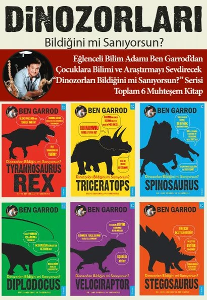 Dinozorları Bildiğini mi Sanıyorsun? (6 Kitaplık Set) ürün görseli 1