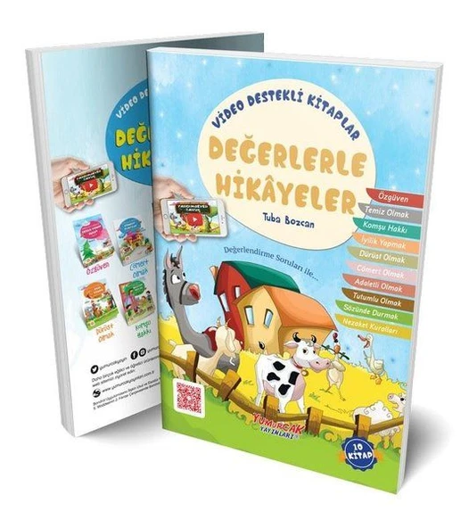 Değerlerle Hikayeler - 10 Kitap Takım ürün görseli 1