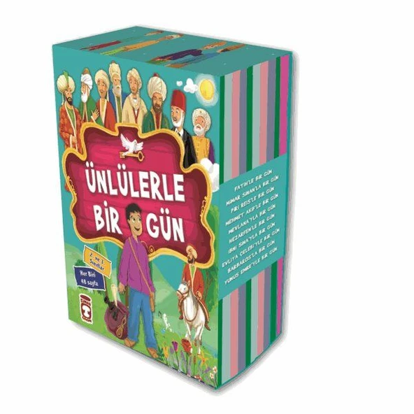 Ünlülerle Bir Gün (10 Kitap) ürün görseli 1