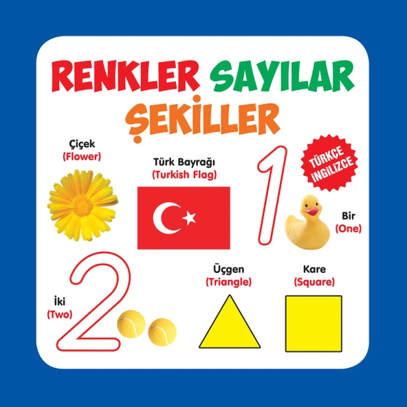Renkler - Sayılar - Şekiller Türkçe-İngilizce ürün görseli 1