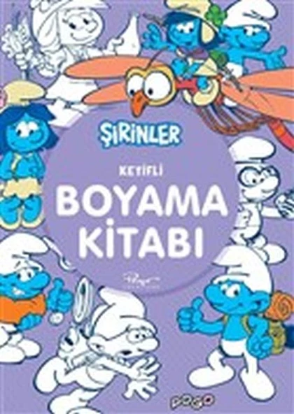 Keyifli Boyama Kitabı - Şirinler ürün görseli 1