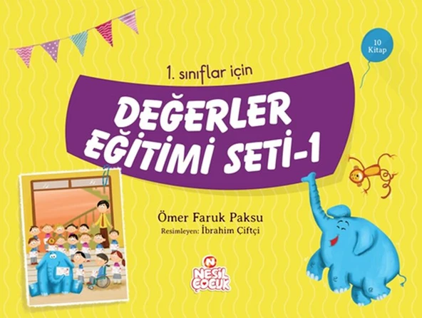 Değerler Eğitimi Seti 1 (10 Kitap) ürün görseli 1