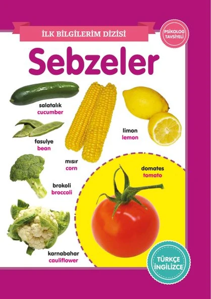 Sebzeler - İlk Bilgilerim Dizisi ürün görseli 1