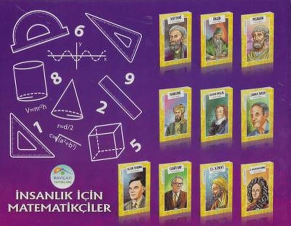 İnsanlık İçin Matematikçiler 10 Kitap Takım ürün görseli 1