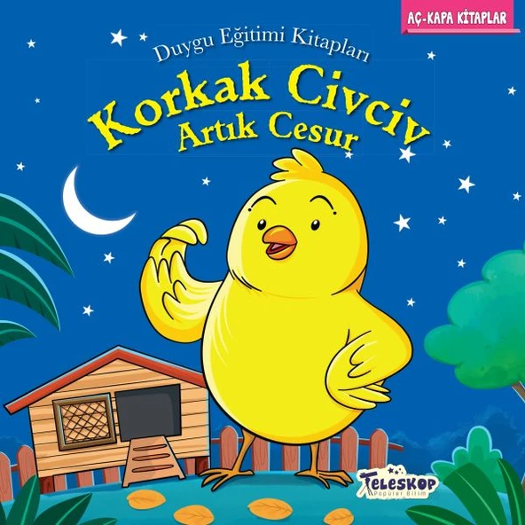 Korkak Civciv Artık Cesur - Duygu Eğitim Kitapları ürün görseli 1