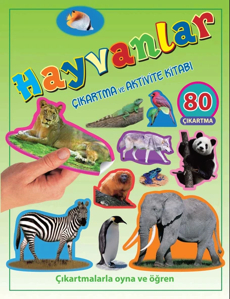 Hayvanlar - Çıkartma ve Aktivite Kitabı ürün görseli 1