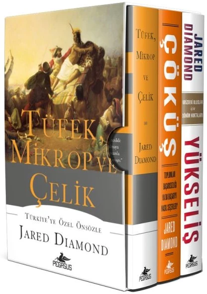 Tüfek Mikrop ve Çelik Üçlemesi - 3 Kitap Kutulu, Ciltli ürün görseli 1