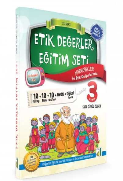 Damla 3. Sınıf Etik Değerler Eğitim Seti ürün görseli 1