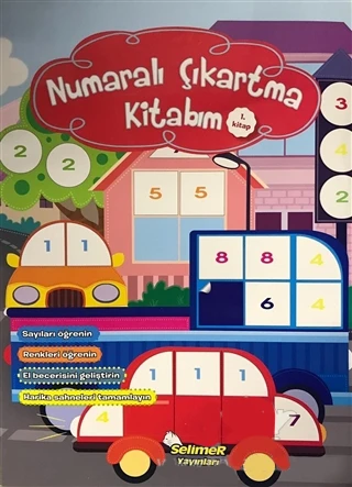 Numaraları Çıkartma Kitabım (4 Kitap Takım) ürün görseli 1