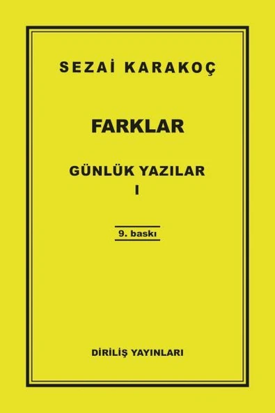 Günlük Yazılar 1 - Farklar ürün görseli 1