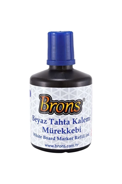 Brons Mavi Tahta Kalemi Mürekkebi 100 cc. BR-354 ürün görseli 1