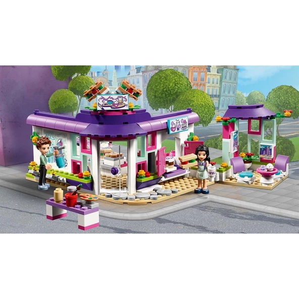 Orjinal Lego 41336 Lego Friends Emma'nın Sanat Kafe'si 378 Parçalı Lego Seti - Resim 2