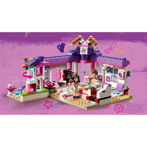 Orjinal Lego 41336 Lego Friends Emma'nın Sanat Kafe'si 378 Parçalı Lego Seti - Resim 3