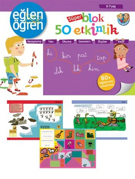 Eğlen Öğren Süper Blok 50 Etkinlik (6-7 Yaş) ürün görseli 1