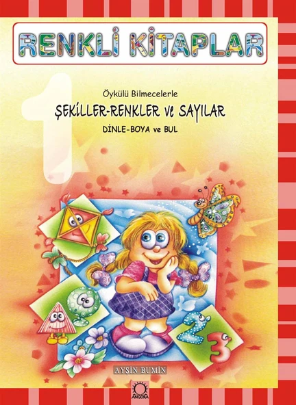 Renkli Kitaplar-Şekiller-Renkler ve Sayılar ürün görseli 1