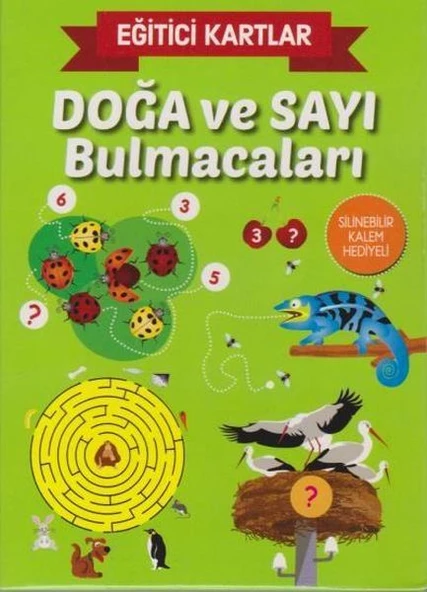 Eğitici Kartlar Doğa ve Sayı Bulmacaları ürün görseli 1