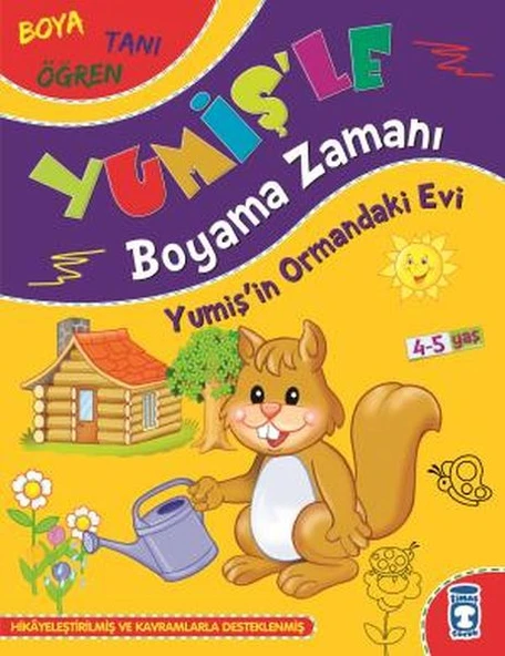 Yumişin Ormandaki Evi - Yumişle Boyama Zamanı ürün görseli 1