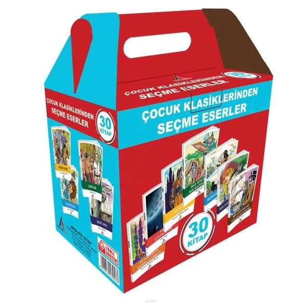 Çocuk Klasiklerinden Seçme Eserler (30 Kitap Kutulu) ürün görseli 1