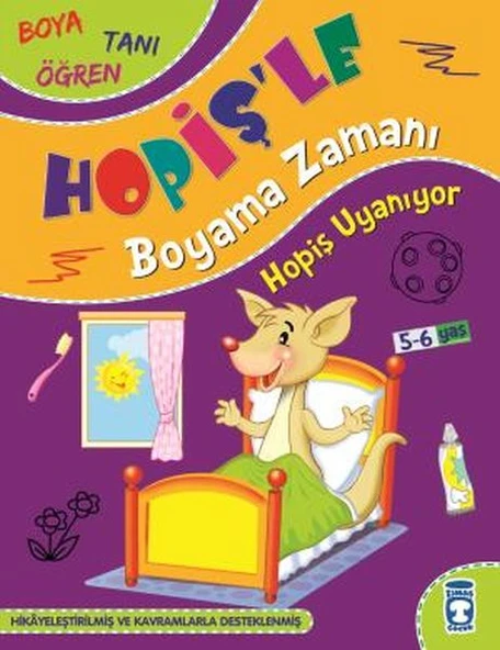 Hopiş Uyanıyor - Hopişle Boyama Zamanı ürün görseli 1