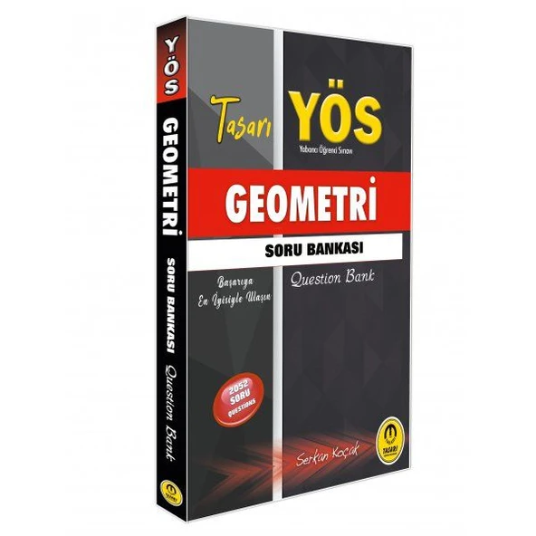 Tasarı YÖS Geometri Soru Bankası (Yeni) ürün görseli 1