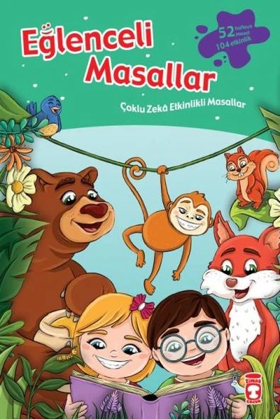 Eğlenceli Masallar - 52 Masal 104 Etkinlik / Çoklu Zeka Etkinlikli Masallar ürün görseli 1
