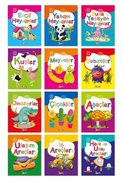 Küçük Kaşifin Boyama Kitabı (12 Kitap Takım) ürün görseli 1