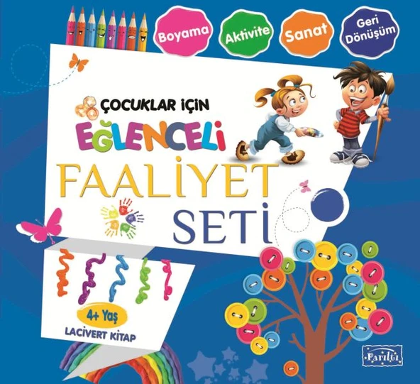 Eğlenceli Faaliyet Seti - Lacivert Kitap - 4+ Yaş ürün görseli 1