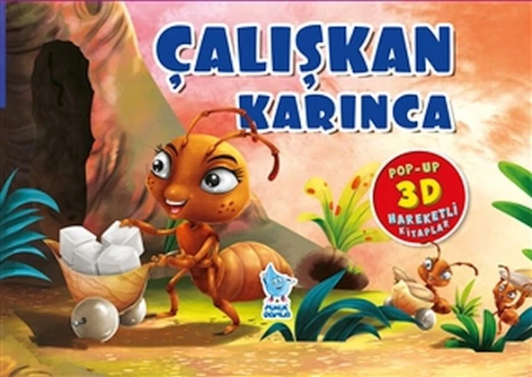 Çalışkan Karınca (Pop-Up 3D Hareketli Kitaplar) ürün görseli 1