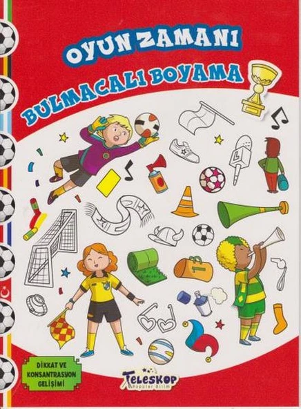Oyun Zamanı Bulmacalı Boyama ürün görseli 1