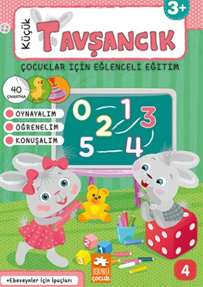 Küçük Tavşancık Serisi 4 - Küçük Tavşancık Çocuklar İçin Eğlenceli Eğitim ürün görseli 1