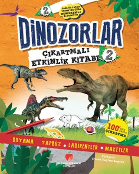 Dinozorlar Çıkartmalı Etkinlik Kitabı 2 ürün görseli 1