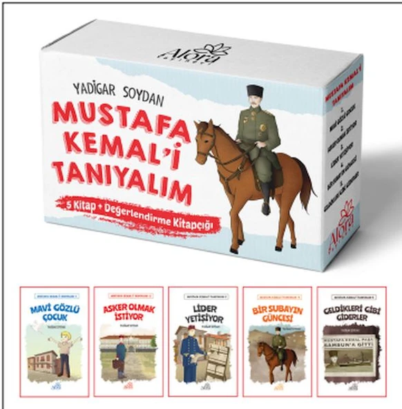 Atatürk- Mustafa Kemali Tanıyalım (Renkli -5 Kitap) ürün görseli 1