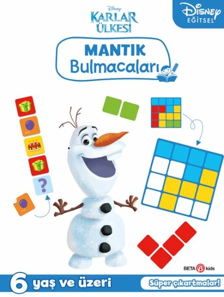 Disney Eğitsel Karlar Ülkesi Çıkartmalı Mantık Bulmacaları ürün görseli 1