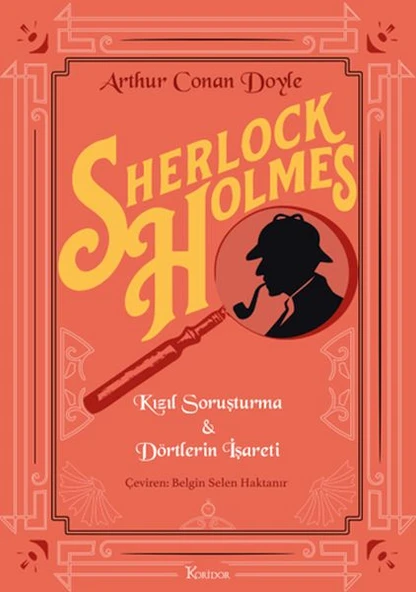 Sherlock Holmes : Kızıl Soruşturma & Dörtlerin İşareti (Bez Ciltli) ürün görseli 1