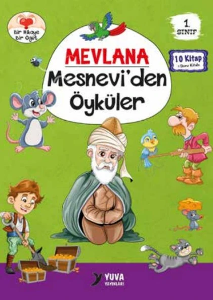 1. Sınıf Mevlana Mesneviden Öyküler (10 Kitaplık Set) ürün görseli 1