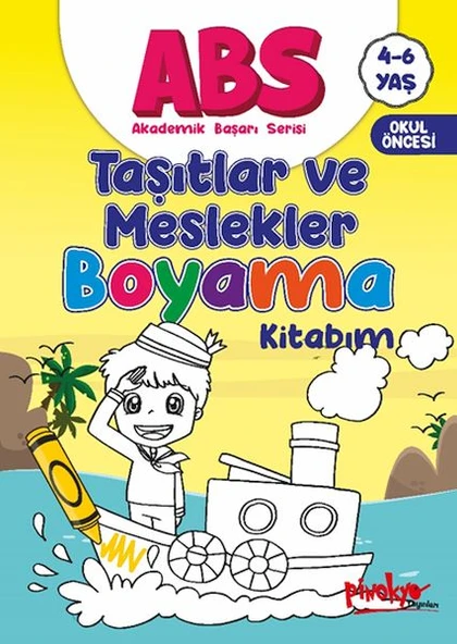 ABS 4-6 Yaş Taşıtlar ve Meslekler Kitabım ürün görseli 1
