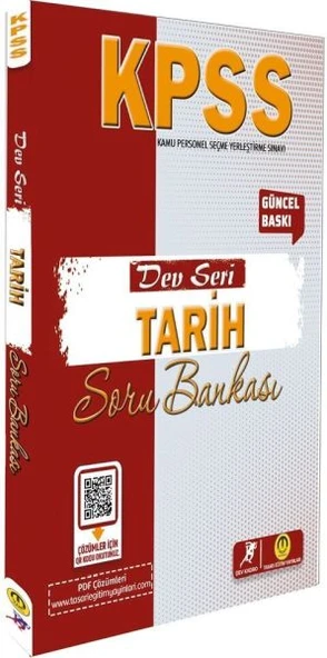 Tasarı Yayınları KPSS Dev Seri Tarih Soru Bankası ürün görseli 1