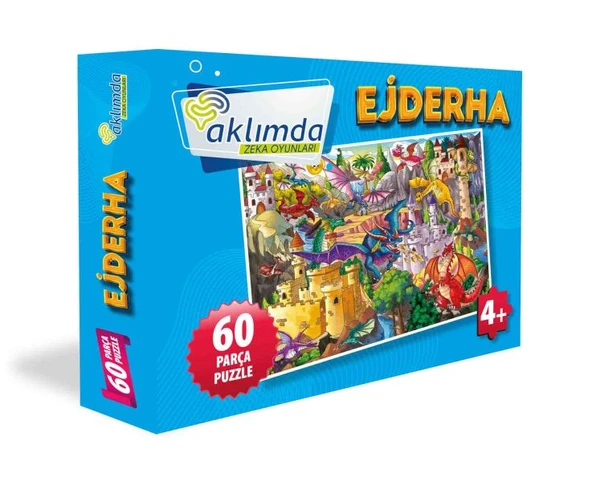 60 Parça Puzzle Ejderha ürün görseli 1