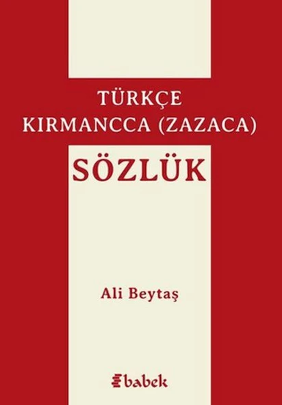 Türkçe-Kırmancca (Zazaca) Sözlük ürün görseli 1