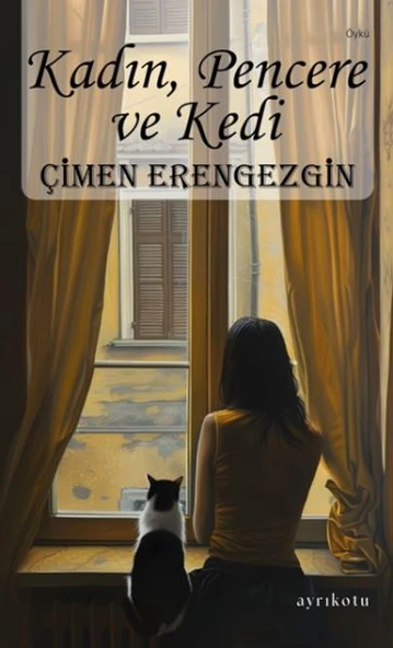Kadın, Pencere ve Kedi ürün görseli 1