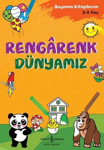 Rengarenk Dünyamız - Boyama Kitaplarım 3 - 4 Yaş ürün görseli 1